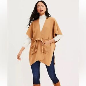 Loft Knit Wrap Sweater